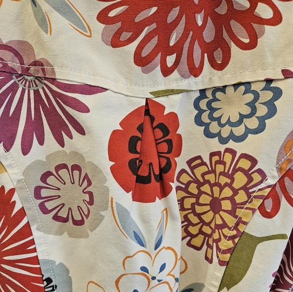 Ivy Jane Floral Button Belted Jacket Retro Vtg Womens - Picture 6 of 9